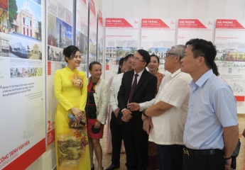 Trưng bày 570 bức ảnh về di sản, kiến trúc của thành phố Cảng tại Triển lãm Hải Phòng - Pháp Heritage ở Hà Nội