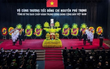 Cử hành trọng thể Lễ truy điệu và Lễ an táng Tổng Bí thư Nguyễn Phú Trọng